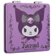 Miroir Hello Kitty Kuromi ouvert révélant la surface miroir brillante