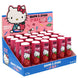 Vue d'ensemble des cinq images du baume à lèvres Hello Kitty TAKE CARE en différentes positions
