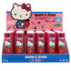 Packaging du baume à lèvres Hello Kitty avec détails colorés et design attrayant pour enfants et adultes