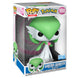 Figurine Funko POP Gardevoir Pokémon de 25 cm en vinyle, vue de face avec détails précis et couleurs vives