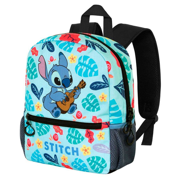 Détail des bretelles ajustables rembourrées du sac à dos Stitch pour un confort optimal
