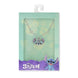 Gros plan du pendentif Stitch détaillé avec pierres brillantes du collier PEERS HARDY