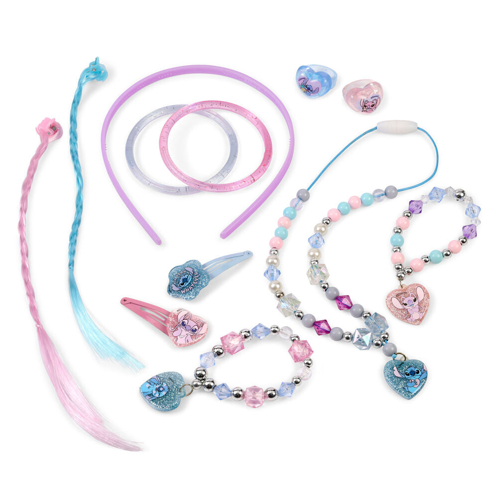 Accessoires cheveux Disney Stitch comprenant plusieurs clips décorés du personnage Stitch
