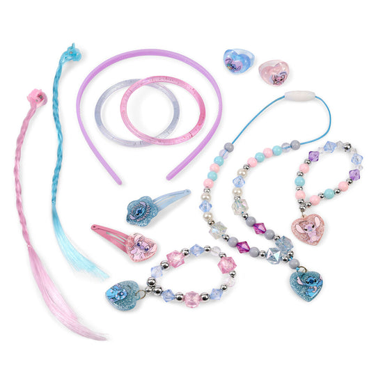 Accessoires cheveux Disney Stitch comprenant plusieurs clips décorés du personnage Stitch