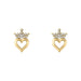 Plateau bijoux doré avec inscription Dream Do Come True et motif couronne emblématique PEERS HARDY