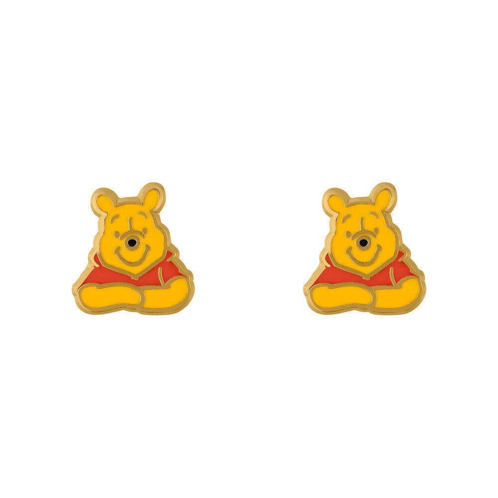 Plateau bijou décoré d'une illustration colorée de Winnie l'Ourson avec des fleurs et des abeilles