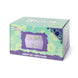 Vue latérale de la boîte à bijoux Disney Stitch & Angel en violet