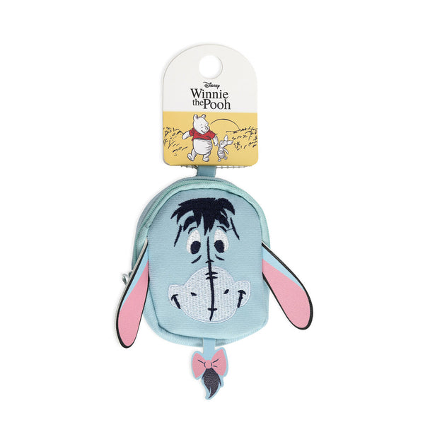 Détail du mousqueton et fermeture éclair du porte-clés mini sac à dos Bourriquet Disney PEERS HARDY