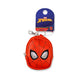 Mini sac à dos Spiderman 3D rouge et bleu avec fermeture éclair sur un porte-clés PEERS HARDY