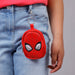 Porte-clés en forme de mini sac à dos Spiderman avec anneau lobster métallique robuste