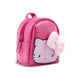 Détail du crochet métallique sur le porte-clés sac à dos Hello Kitty pour fixation facile