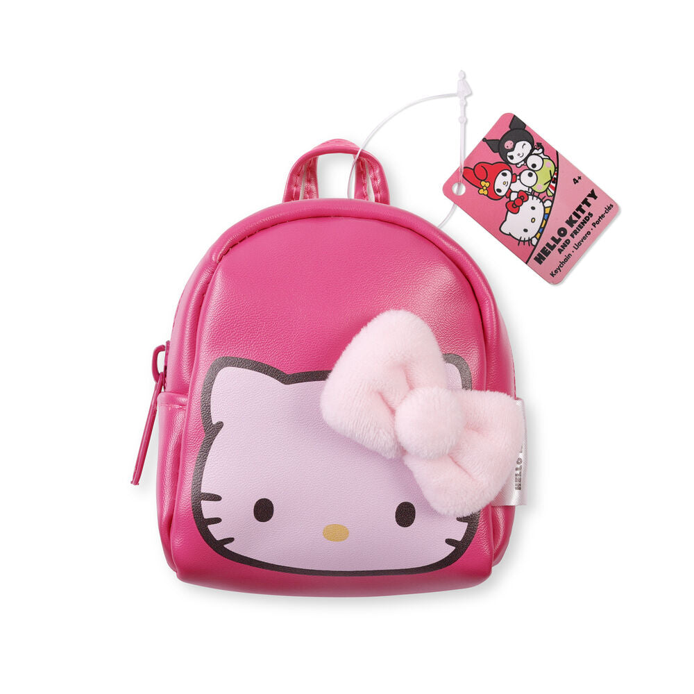 Vue arrière du porte-clés Hello Kitty mini montrant la texture et le design PEERS HARDY