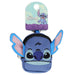 Porte-clés Stitch accroché à un trousseau de clés sur fond blanc neutre