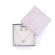 Boîte cadeau élégante contenant le set collier et boucles d'oreilles Disney Minnie PEERS HARDY