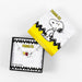Présentation du collier Snoopy & Woodstock porté autour du cou pour un style élégant