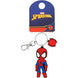 Ensemble complet du porte-clés Marvel Spiderman PEERS HARDY avec ses deux pendentifs