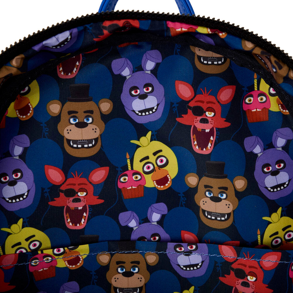 Sac à dos Freddy posé sur une surface neutre, mettant en valeur son design inspiré du jeu Five Nights at Freddy's.
