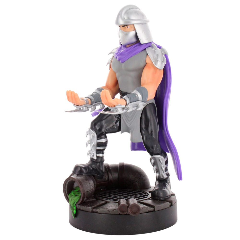 Zoom sur la base robuste du support chargeur Shredder Tortues Ninja
