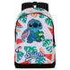 Vue de face du sac à dos Disney Stitch Grenouille 44cm avec design coloré et logo KARACTERMANIA