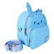 Sac à dos Loungefly Hello Kitty Pochacco porté en sac épaule grâce aux bandoulières amovibles