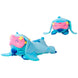 Peluche Stitch endormi de profil montrant sa texture douce et son design réaliste signé SIMBA