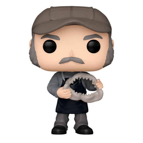 Figurine Funko POP Jaws Quint en vinyle de 9 cm avec détails précis sur la boîte cadeau