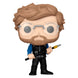 Détail de la figurine Funko POP Jaws Matt Hooper montrant les couleurs et le design fidèle au personnage