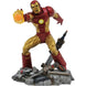 Figurine Iron Man Marvel Gallery de 23 cm en PVC, vue de face avec détails précis du costume rouge et or