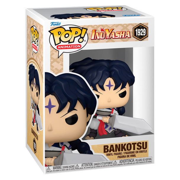 Figurine Funko POP Inuyasha Bankotsu en vinyle de 9 cm avec détails précis du personnage