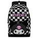 Vue avant du sac à dos Kuromi Hello Kitty 44 cm avec design coloré et logo KARACTERMANIA