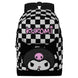 Vue avant du sac à dos Kuromi Hello Kitty 44 cm avec design coloré et logo KARACTERMANIA