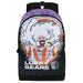 Vue avant du sac à dos Luffy Gear 5 One Piece 44 cm avec design coloré et logo KARACTERMANIA