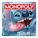 Boîte du jeu Monopoly Disney Stitch en version espagnole avec logo HASBRO visible