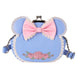 Détail des finitions argentées métalliques sur le sac à épaule Disney Minnie Floral