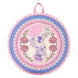 Détail des appliqués et broderies florales sur le sac à dos Minnie Floral Disney Loungefly