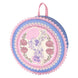 Vue latérale montrant la profondeur et la forme compacte du sac à dos Minnie Floral 23 cm