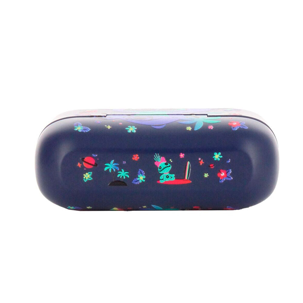 Illustration de la technologie Bluetooth 5.3 intégrée au casque Disney Stitch