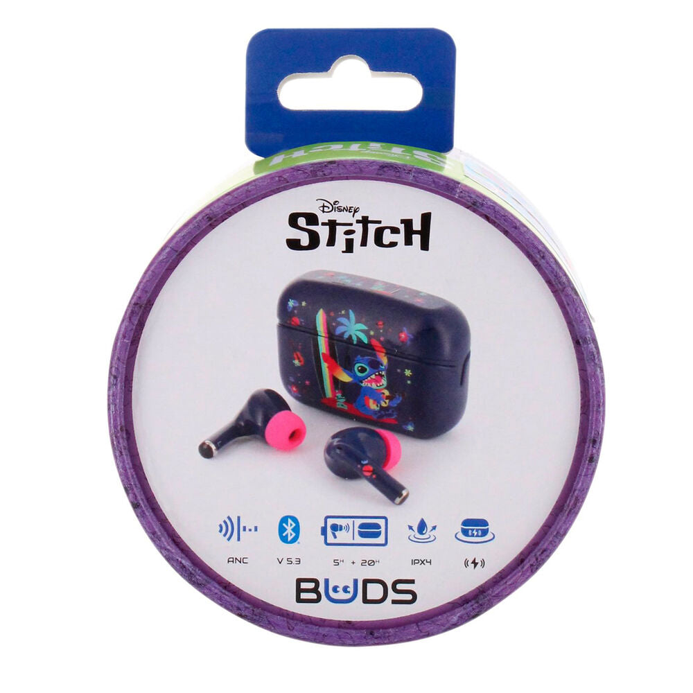 Image du casque Disney Stitch connecté à un smartphone via Bluetooth 5.3