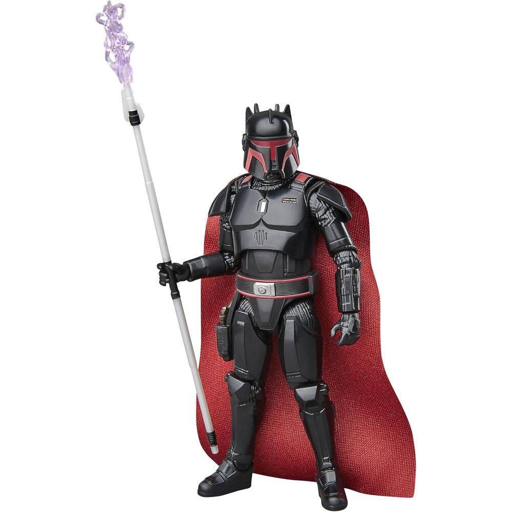 Figurine articulée Moff Gideon Dark Trooper de 9,5 cm vue de face avec détails précis
