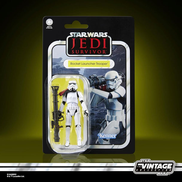 Détail des articulations de la figurine Trooper Lance-Roquettes Star Wars 9,5cm