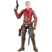 Figurine Cobb Vanth 9,5 cm articulée de Star Wars The Book of Boba Fett vue de face avec blasters
