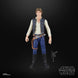 Accessoires inclus avec la figurine Han Solo, comprenant un blaster et un holster détaillé