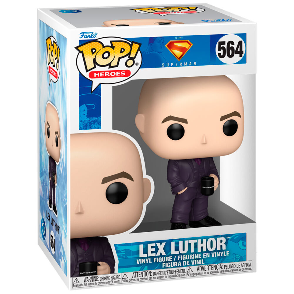 Figurine Funko POP Lex Luthor en vinyle de 9 cm, packaging collector DC Comics
