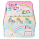 Vue avant du sac à dos Loungefly My Little Pony avec design coloré et logo officiel