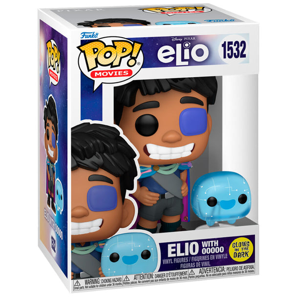 Figurine Funko POP Elio Disney Pixar de 9 cm avec OOOOO en vinyle dans sa boîte cadeau