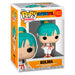 Vue détaillée de la figurine Funko POP Bulma Dragon Ball avec ses couleurs vives et son design fidèle