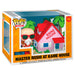 Figurine POP FUNKO de Master Roshi assis à Kame House dans Dragon Ball, vue de face avec détails précis