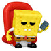 Vue rapprochée de la figurine SpongeBob SquarePants POP Premium montrant les détails colorés et le design vinyle