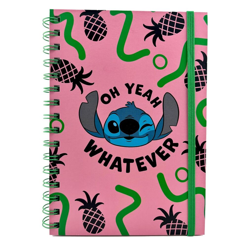 Pages intérieures blanches du cahier A5 Disney Stitch, parfaites pour écrire ou dessiner