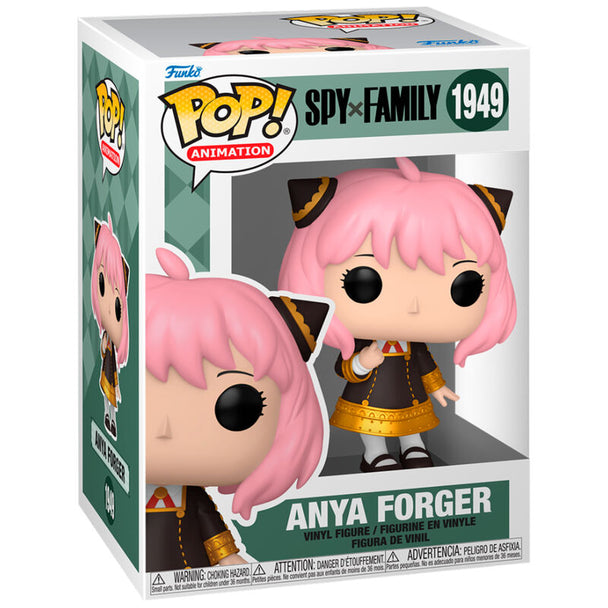 Figurine Funko POP Anya Forger de Spy x Family en vinyle de 9 cm dans sa boîte cadeau officielle